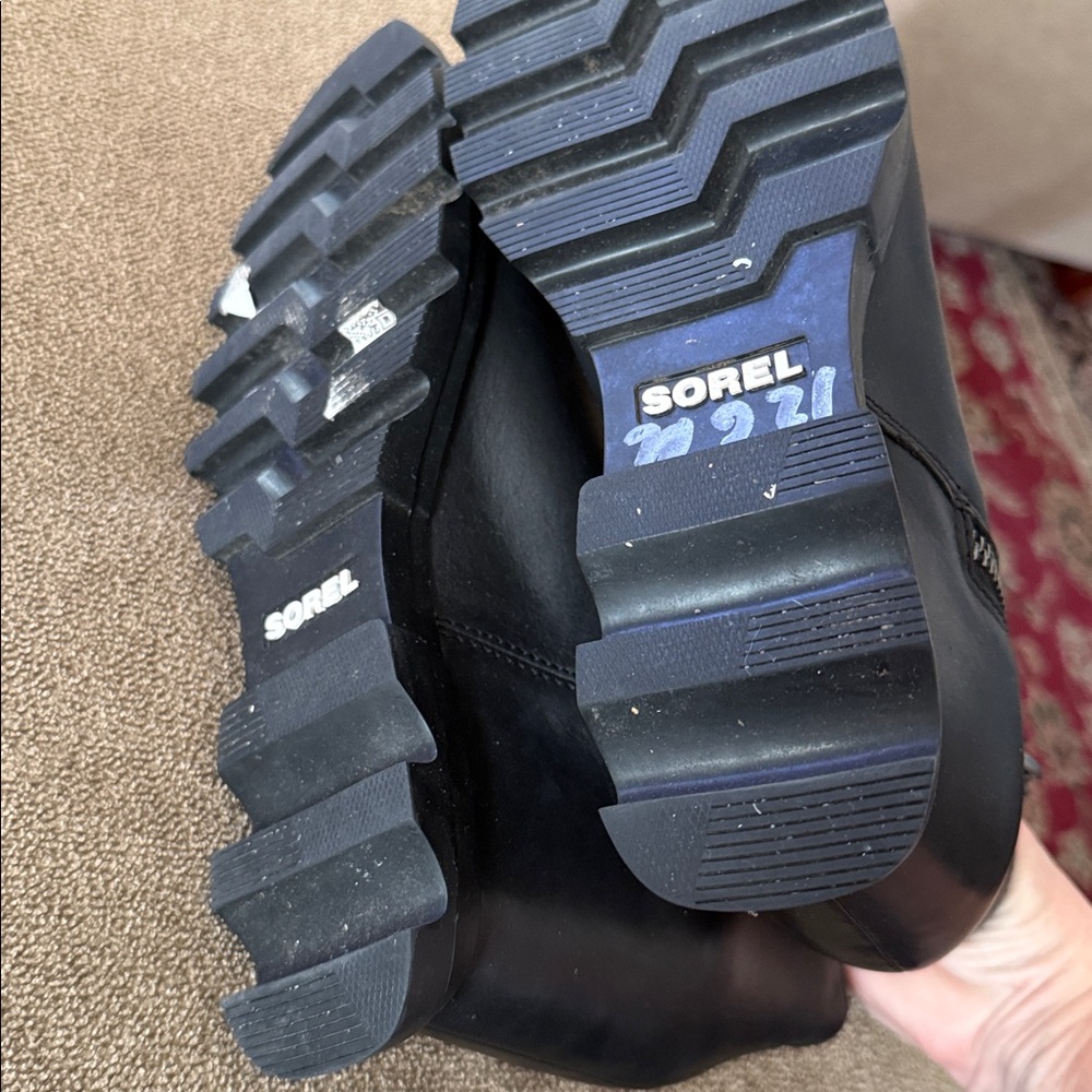 Sorel nk4372-010 Size 8.5 Wide Black Combat Snow Boots (TD) - Picture 7 of 8